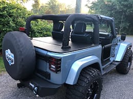 JK 2 Door Light Blue Back