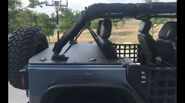 JLU 4 Door Hard Top Jeep Wrangler Bed Topper - JFTops Jeep Wrangler Tonneau  Covers