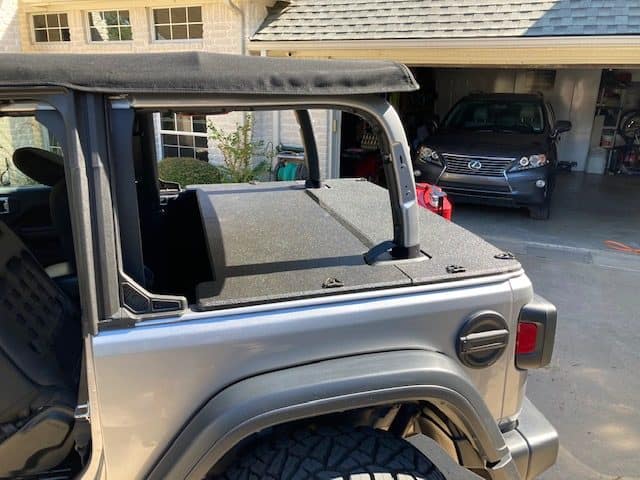 JK 2 Door Hard Top Jeep Wrangler Bed Topper - JFTops Jeep Wrangler Tonneau  Covers